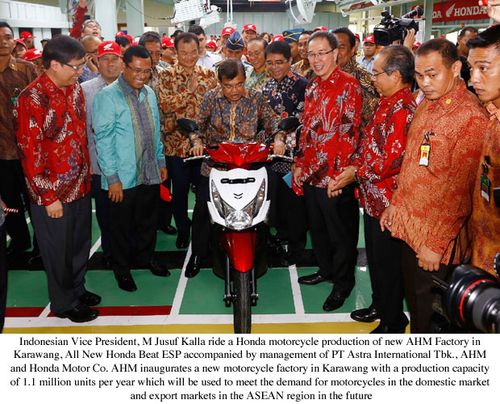 Inaugurates New Factory, AHM the Biggest Honda’s Motorcycle