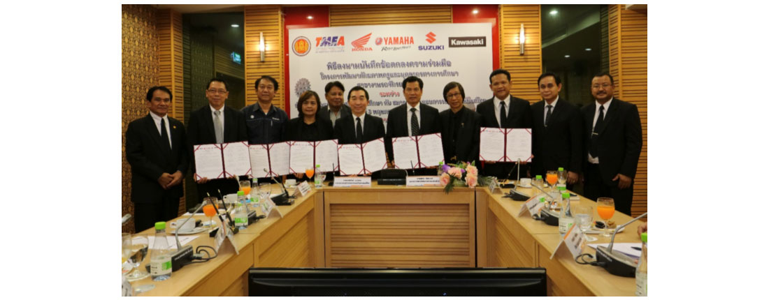 Project for Developing VEC Teachers and Educational Personnel on Motorcycle Service Program