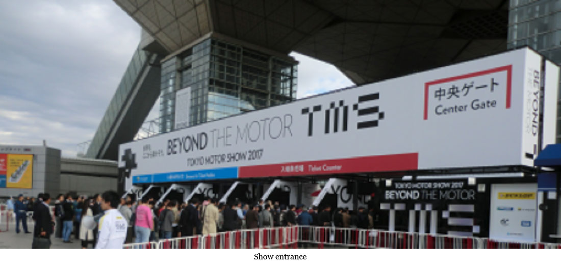 JAMA held Tokyo Motor Show 2017 - “BEYOND THE MOTOR”