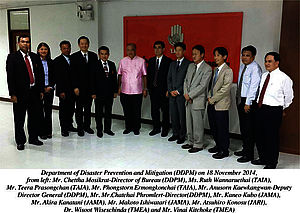 JAPAN-ASEAN Road Safety Research Project Visited Thai Government Officials